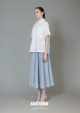 White Hand-Embroidered Shirt