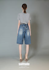 Grey Origami Patchwork Tee