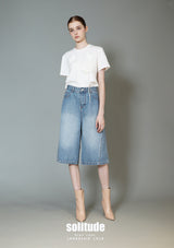 White Origami Patchwork Tee
