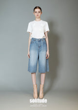 White Origami Patchwork Tee