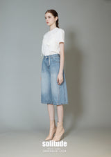 White Origami Patchwork Tee
