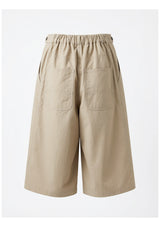 Khaki Wide Leg Pants