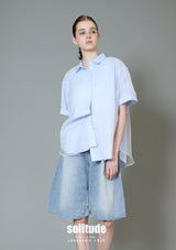 Blue Double-Layer Shirt