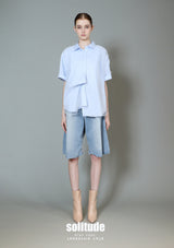 Blue Double-Layer Shirt