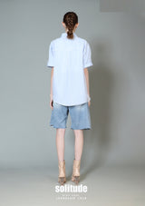 Blue Double-Layer Shirt