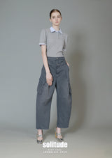 Navy Double-Waistband Army Pants