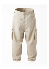 Khaki Double-Waistband Army Pants