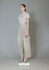 Khaki Double-Waistband Army Pants
