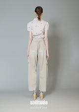 Khaki Double-Waistband Army Pants