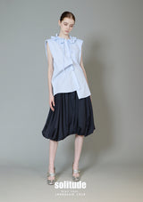 Striped Sleeveless Woven Top