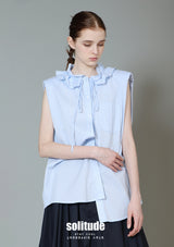 Striped Sleeveless Woven Top