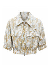 Inkjet Printed Short Sleeve Short