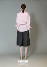 Pink Asymmetrical Woven Shirt