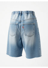 Heavy Washed Denim Shorts