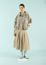 Leopard-Print Zip-Up Jacket