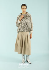 Leopard-Print Zip-Up Jacket
