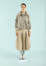 Leopard-Print Zip-Up Jacket