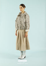 Leopard-Print Zip-Up Jacket