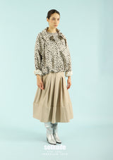 Leopard-Print Zip-Up Jacket