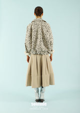 Leopard-Print Zip-Up Jacket