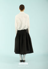 White Embroidered-Lace Shirt