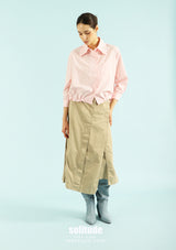 Pink Embroidered-Lace Shirt