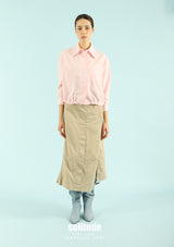 Pink Embroidered-Lace Shirt