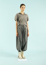 Grey Pockets Pants