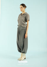 Grey Pockets Pants