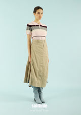 Pink Striped Knit Top