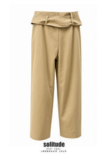 Camel Belted Pants