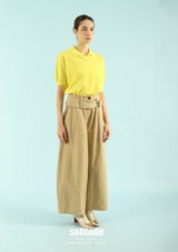 Camel Belted Pants