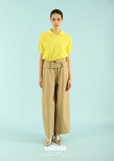 Camel Belted Pants