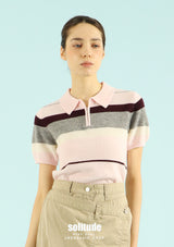 Beige Double Layer Jeans Cut Skirt
