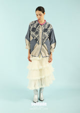 Oversized Patchwork Jacket
