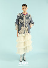 Oversized Patchwork Jacket
