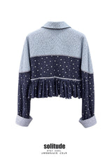 Blue Patchwork Top