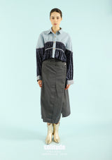 Blue Patchwork Top