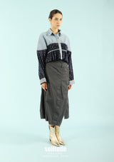 Blue Patchwork Top
