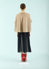 Brown Oversized Crinkled Top