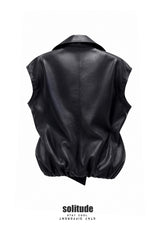 Doubled-Breasted Faux Vest