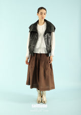 Doubled-Breasted Faux Vest