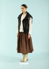 Doubled-Breasted Faux Vest