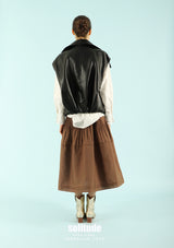 Doubled-Breasted Faux Vest