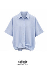 3D Cut Striped Shirt