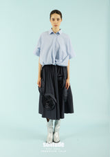 3D Cut Striped Shirt
