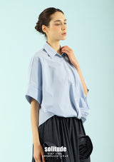 3D Cut Striped Shirt