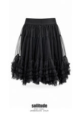 Black Short Tulle Skirt