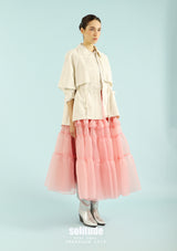 Pink Multi-Tier Skirt