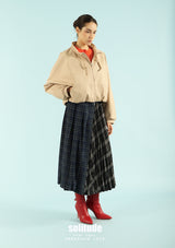 Nude Zip-Up Woven Jacket